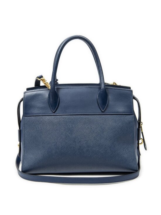 PRADA Esplanade Bags for sale | eBay Prada Esplanade Tote Navy Saffiano Leather